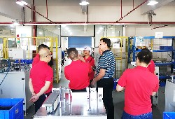 Partners visit the factory