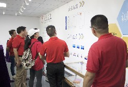 Partners visit the factory