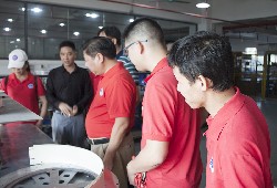 Partners visit the factory